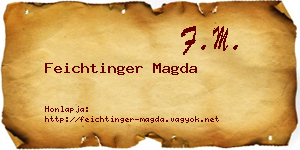 Feichtinger Magda névjegykártya